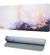 Laokiiy Desk Mat, Desk Pad Dual Leather Sided Desk Pad for Office and Home,Desk Organization and ...