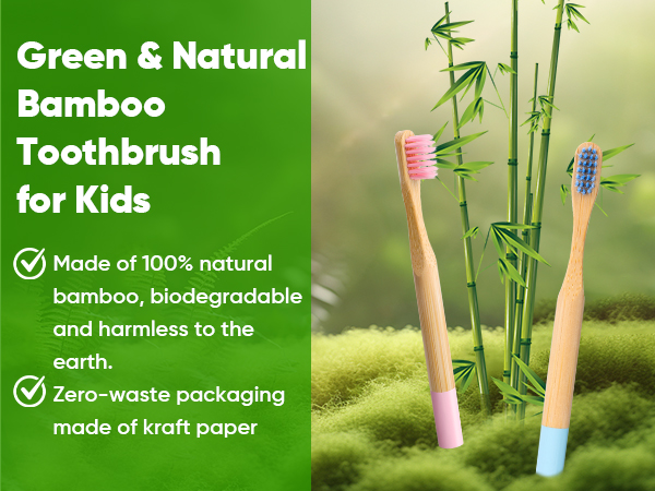 kids toothbrush bamboo toothbrushes