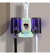 Toothbrush Holders for Bathrooms,Rechargeable Cordless Wall Mounted Tooth Brushing Holder,Electri...