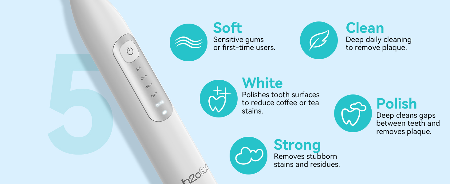 electric toothbrush and water flosser combo