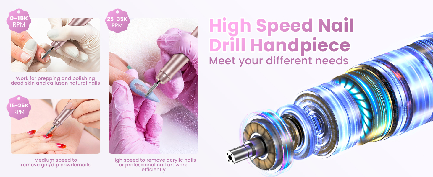 rechargeable nail drill