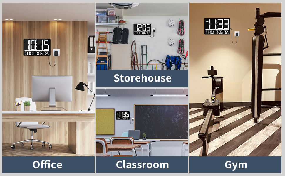 digital clock for classroom,kitchen clocks wall