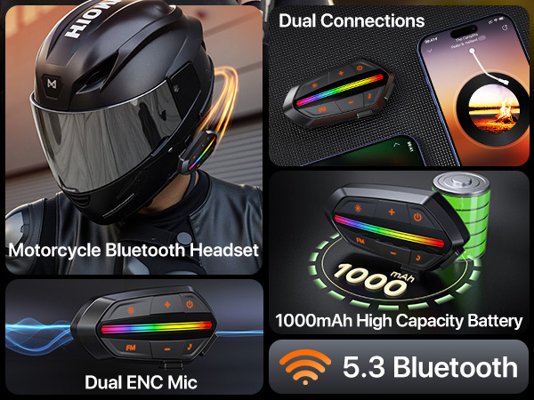 motorcycle helmet bluetooth