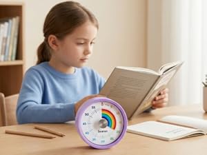 Visual Rainbow timer for kids