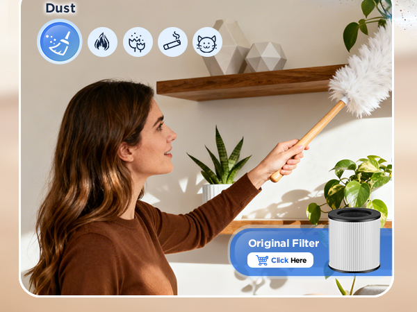 air purifier air purifiers for home large room dorm pets hepa mini air cleaners bedroom office