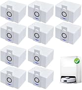 10 PSC Vacuum Bags Compatible with Ecovacs Deebot X1 Omni Turbo T10 T20 Omni T20/T20 Max/T20 Pro/...
