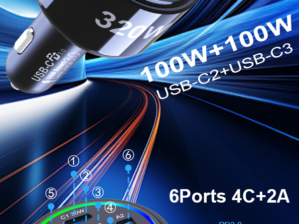 320w car charger