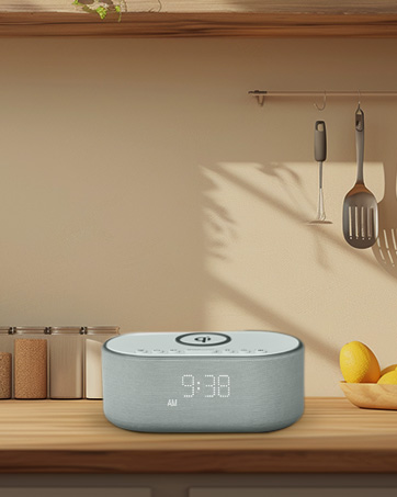 wireless charger clock