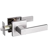 MENDOCK Passage Door Lever Dummy GreenShield Exterior Interior Door Handle for Hallway Closet Hea...