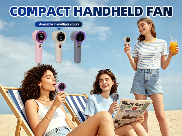 Handheld fan Portable hand Mini handheld fan Hand held fan Rechargeable USB charging handheld fan