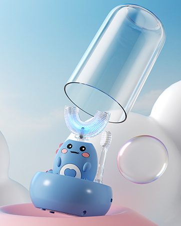 Children&amp;#39;s U-shaped electric toothbrush