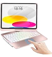 NOKBABO for iPad 10th 11th (A16) Generation Case with Keyboard, iPad Air 11 inch case (M4/M3/M2),...