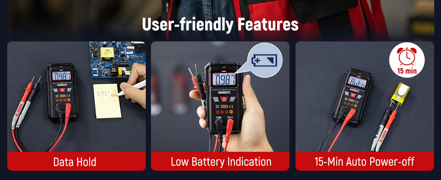 AC DC multimeter tester