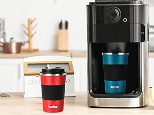 12 oz coffee travel mug no spill