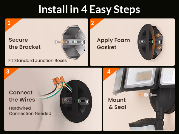 outdoor sensor lights motion detector