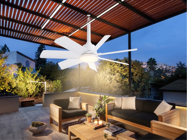 28 inch plug in outdoor ceiling fan with light remote hanging portable fan patio porch camping rv