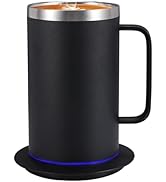 DEQIANG Self Heating Coffee Mug, Heated Coffee Mug with Smart Mug Warmer &amp; Ergonomic Handle, Auto...