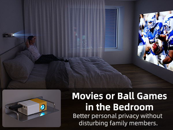 PVO Projector for bedroom
