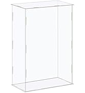 MECCANIXITY Acrylic Display Case Box Clear Dustproof Protection Showcase 8.3x4.3x12.2 Inch for Co...