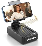 Cell Phone Stand with Wireless Bluetooth Speaker and Anti-Slip Base HD Surround Sound Perfect for...