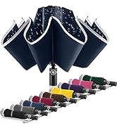 Bodyguard Inverted Umbrella, Large Windproof Umbrellas for Rain &amp; Sun, Compact Umbrella Reverse U...