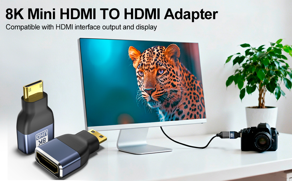 Mini HDMI to HDMI Adapter