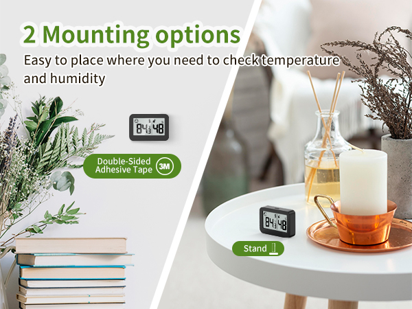 2 Mounting options
