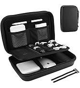 ProCase Hard Travel Electronic Organizer Case for MacBook Power Adapter Chargers Cables Power Ban...