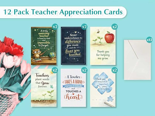 Teacher Appreciation Cards