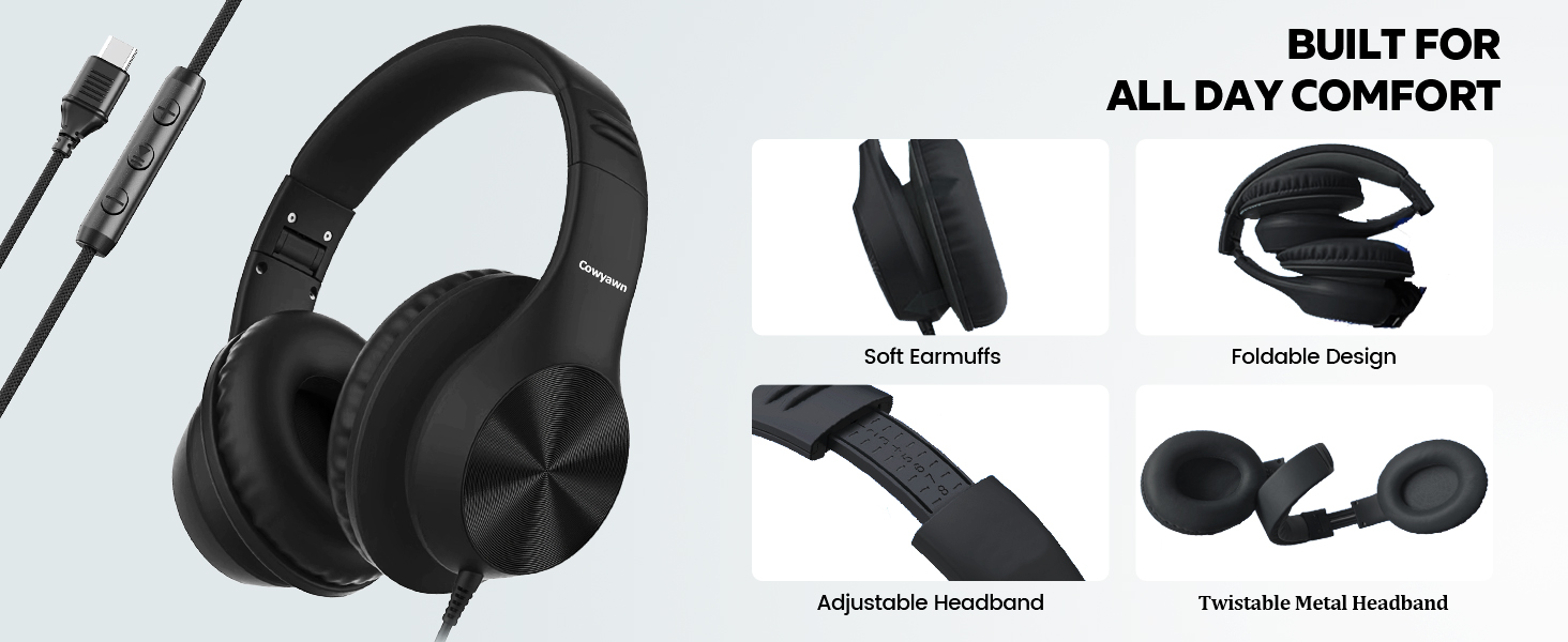 wired headphones usb c