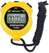 MOSTRUST Digital Simple Stopwatch, 1/30 Lap Basic Stopwatch, No Bells, No Clock, No Alarm, Silent...