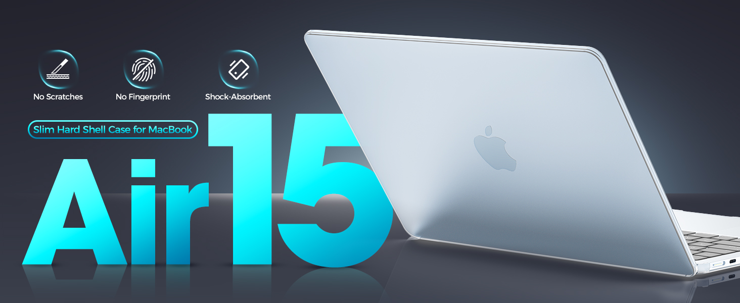 Slim Hard Shell Case for MacBook Air 15