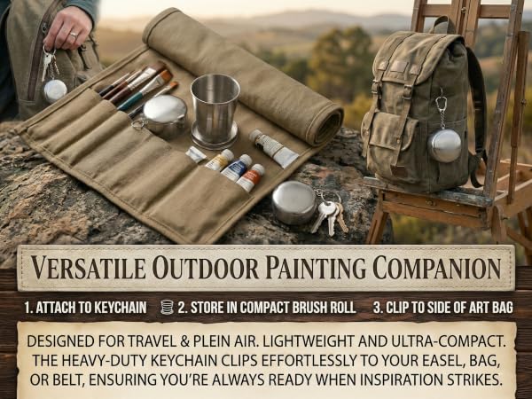 Stainless Steel Collapsible Paint Brush Washer