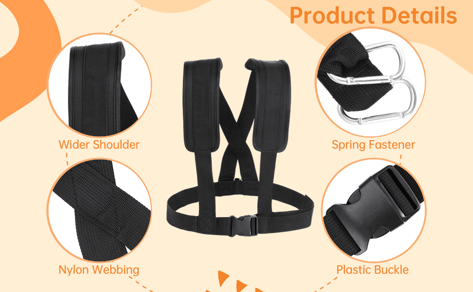 sled harness for pulling