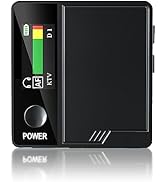 Voice Changer Sound Card, 11 Sound Effects Lavalier Mini Sound Mixer Board with Color Display, Ad...