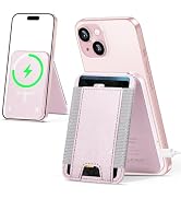 For Magsafe Wallet Stand, 15W Wired Magnetic Charging Stand for iPhone 15/14/13/12 Series, Vegan ...
