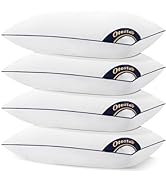 OTOSTAR Bed Pillows for Sleeping 4 Pack King Size Cooling Pillows Luxury Sleeping Pillow 3D Micro...