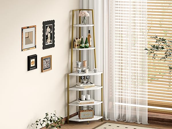 Living Room Corner Shelf