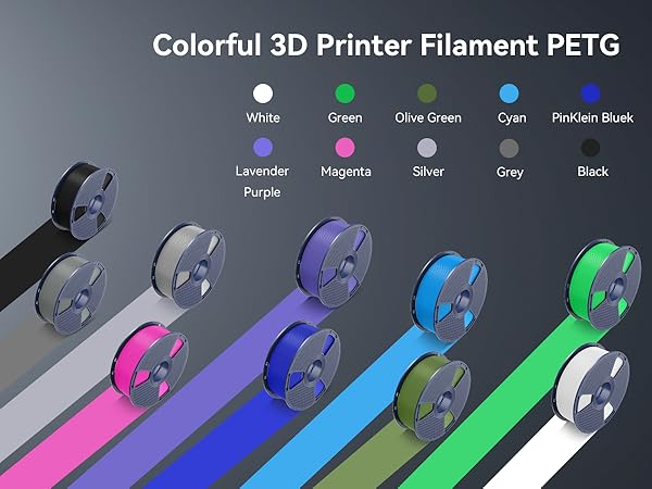 SUNLU 3D Printer Filament 3D Printing Filament 3D Printer Resin 3D Resin PETG Filament
