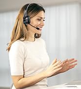 Wireless Headset with Microphone