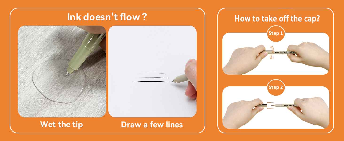 XWT drawing pens