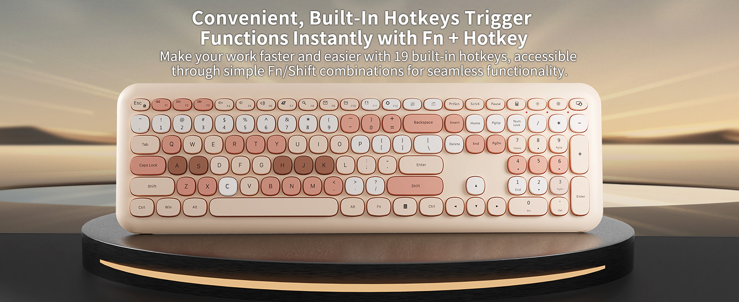 multicolor keyboard and mouse combo