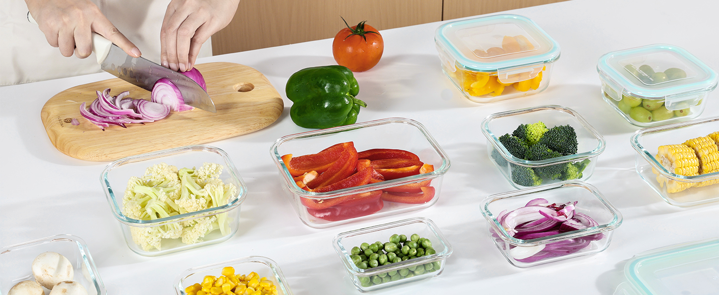 glass meal prep containers