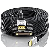 Soonsoonic 4K HDMI 100 Ft Cable with Built-in Signal Booster | HDMI 2.0 High Speed Unidirectional...