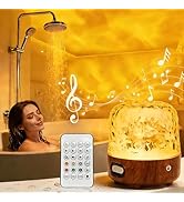 Spa-Like Shower Lamp, Bluetooth Speaker Waterproof Lamp, Rechargeable Lumena Lamp with Remote &amp; T...