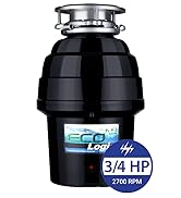 3/4 horsepower garbage disposal 2700 rpm eco logic food waste disposer