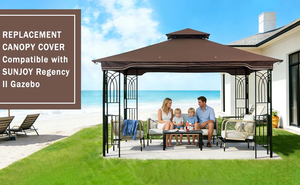 The gazebo 11x13 ft cover