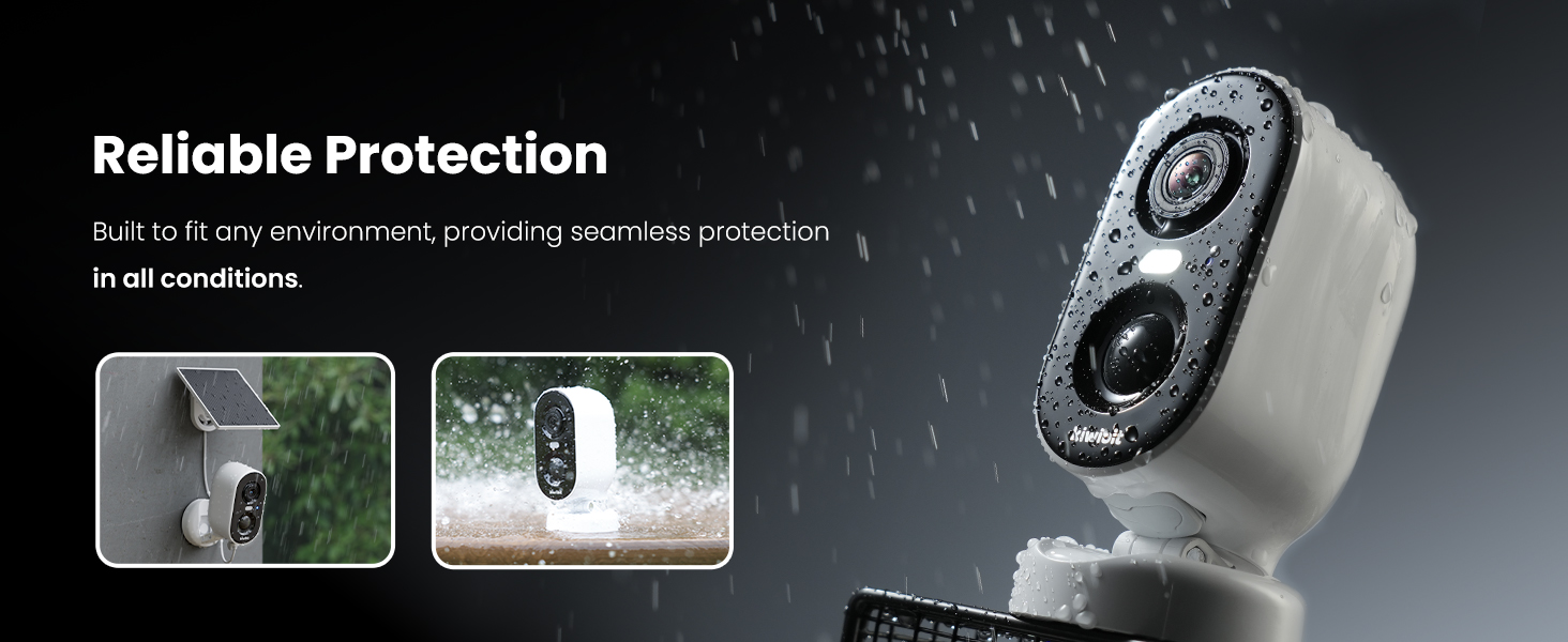 Smart battery cam 1 with solar panel