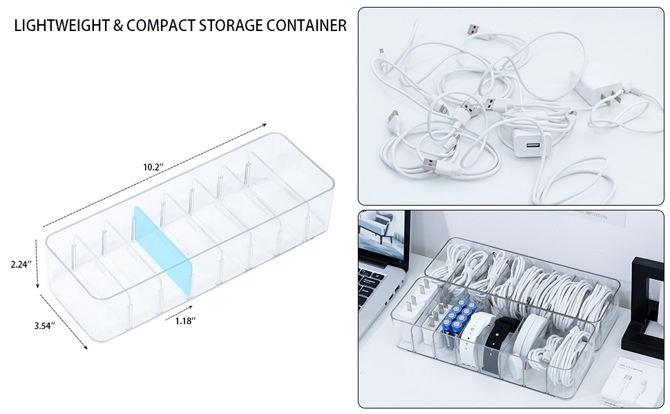 small and adjustable storage box