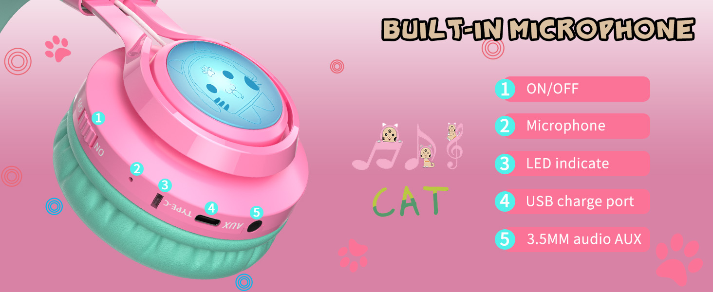 kids headphones bluetooth